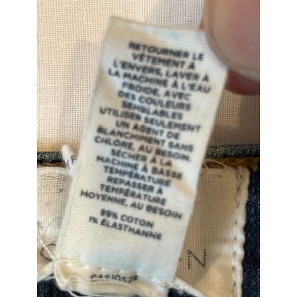 Caslon Womens Rolled Denim Boyfriend Shorts Mid-Rise 99% Cotton Blue Size 4 - Picture 9 of 9